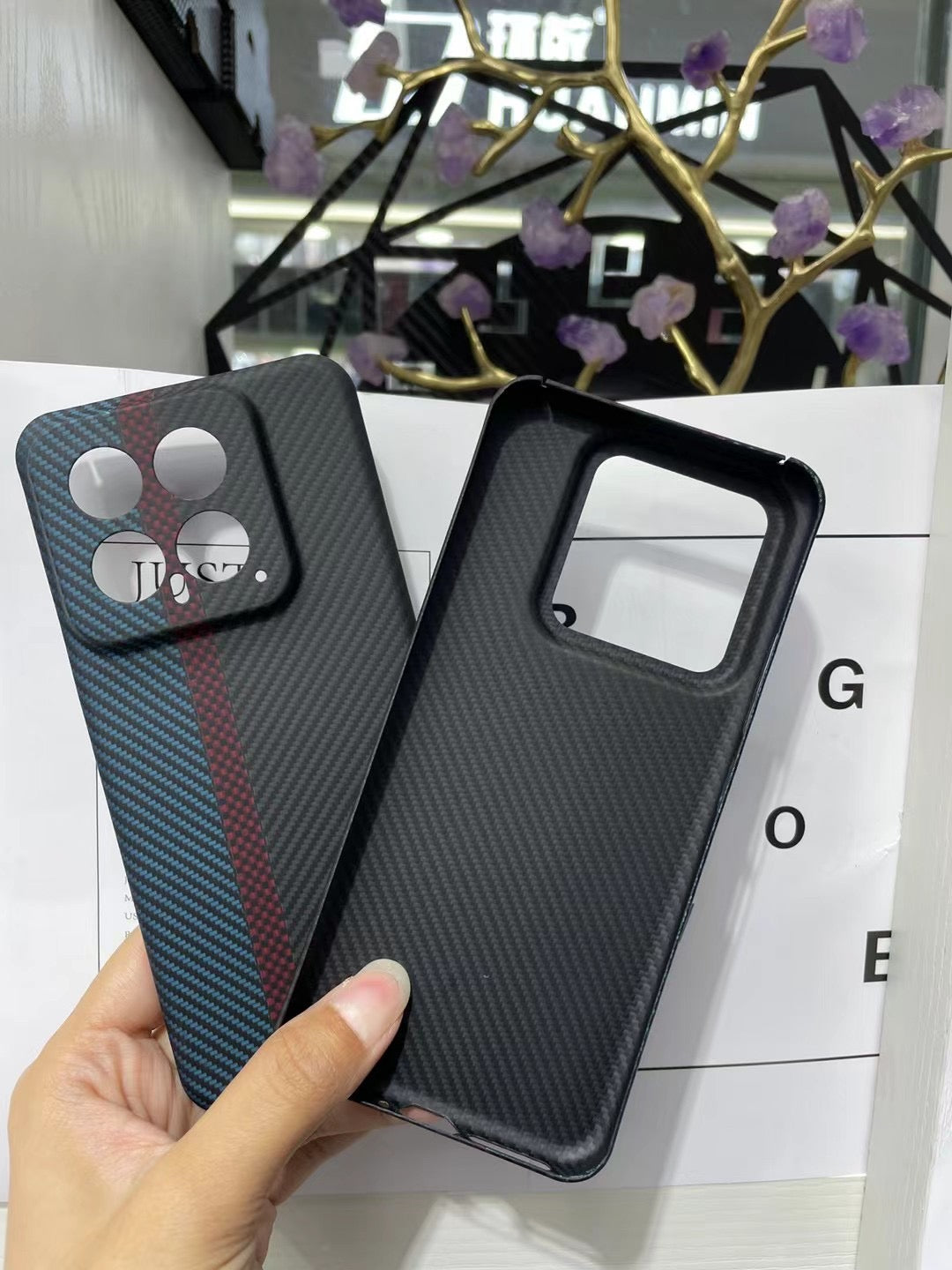 Xiaomi 14 / 14 Pro 600D 3-Colors Real Kevlar Carbon Fiber Case